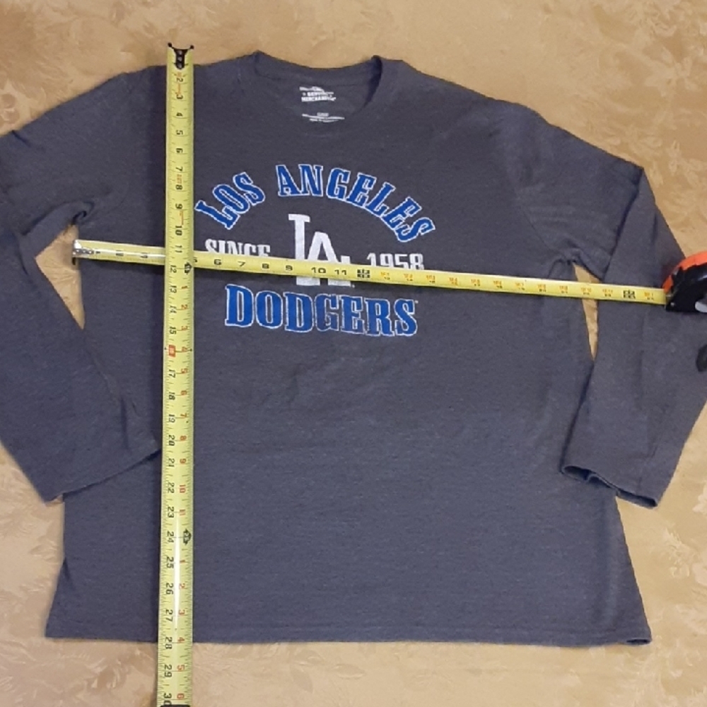 DODGERS Los Angeles Dodgers Long Sleeve Shirt Size L MEN